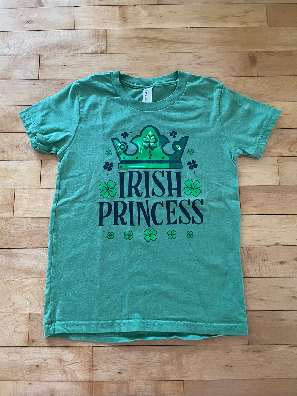 St Patrick’s Day Irish Princess Tee, Size 7/8